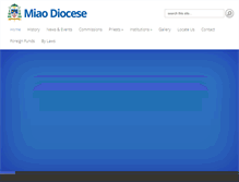 Tablet Screenshot of miaodiocese.com